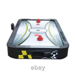 Hathaway Le Mans 42-in Tabletop Air Hockey Table Gaming System New Black Yellow