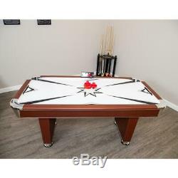 Hathaway Midtown 6 ft. Air Hockey Family Game Table w Electronic Scoring, and