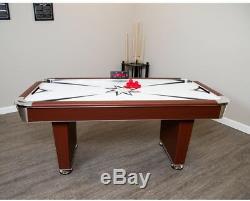Hathaway Midtown Air Hockey Family Game Table Electronic Scoring Puck Play 6 Ft