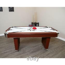 Hathaway Midtown Air Hockey Table, 6-Ft, Cherry Wood Finish