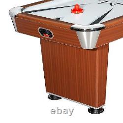 Hathaway Midtown Air Hockey Table, 6-Ft, Cherry Wood Finish