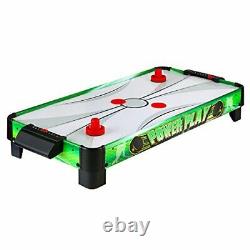 Hathaway Power Play 40-in Portable Table Top Air Hockey for Kids Green