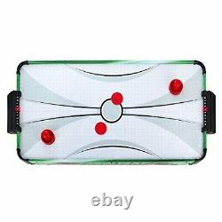 Hathaway Power Play 40-in Portable Table Top Air Hockey for Kids Green