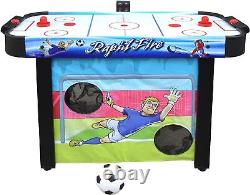 Hathaway Rapid Fire 42-in 3-in-1 Air Hockey Multi-Game Table with Multi