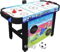 Hathaway Rapid Fire 42-in 3-in-1 Air Hockey Multi-Game Table with Multi