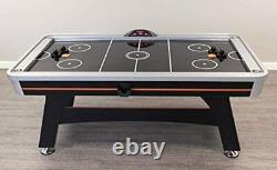 Hathaway Trailblazer 7-ft Air Hockey Family Game Table with Electronic Scoring a