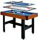 Hathaway Triad 4 Ft. 3-in-1 Multi-Game Table Pool Billiards Hockey Table Tennis