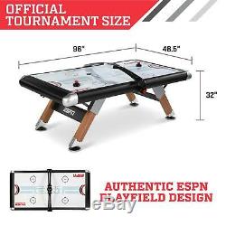 Hockey Table Game Air Powered Table Electronic Scorer Cover Black 8 Feet Gift