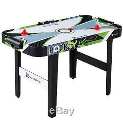 Hockey Table Game with LED Electronic Scorer 48 In Portable Compact Air Powered