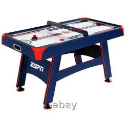 Hockey Table with Overhead Electronic Scorer Air Powered Game Playtime Home 60