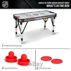 Hover Hockey Table Sports 54 NHL Adjustable Height Air Powered Game Floor Play