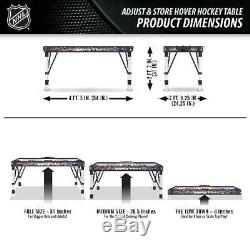 Hover Hockey Table Sports 54 NHL Adjustable Height Air Powered Game Floor Play