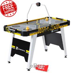 Indoor Game 54 in. Air Powered Hockey Table with Overhead Electronic Scorer NEW