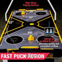 Indoor Game 54 in. Air Powered Hockey Table with Overhead Electronic Scorer NEW