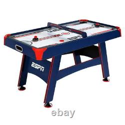 Indoor Game Room Arcade Sports Air Powered Hockey Table Set LED Score Keeper