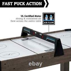 Indoor Sports Arcade Game Compact Air Powered Hockey Table Set Strong Airflow