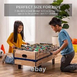 Kids Air Hockey Foosball Billiard Arcade Multi Game Room Pool Table Tennis Set