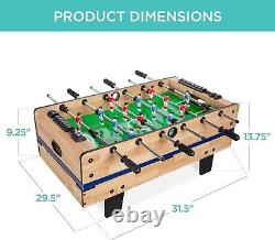 Kids Air Hockey Foosball Billiard Arcade Multi Game Room Pool Table Tennis Set