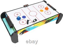 Kids Air Hockey Table Electronic Air Hockey Table for Kids and Adults with and