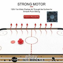 Kids Air Hockey Table Game Tabletop Ice Hockey Table for Kids and Air hockey