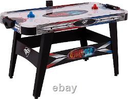 LED Light-Up 54 Powered Air Hockey Table Includes 2 LED Hockey Pushers & Puck