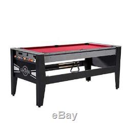 Lancaster 4-in-1 Combo Indoor Sports Arcade Swivel Game Table (Open Box)