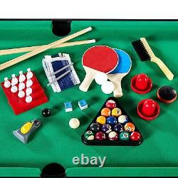 Lancaster 4in1 Bowling, Hockey, Table Tennis, Pool Table (Refurbished)