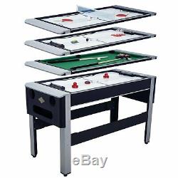 Lancaster 54 4 in 1 Pool Bowling Hockey Table Tennis Combo Arcade Game Table