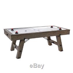 Lancaster 84 Inch Air Powered Electric Air Hockey Table with Game Accessories