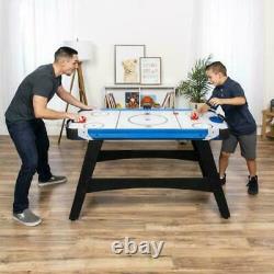 Large 54in Air Hockey Table Game Room Office LED Score Boar with2 Pucks 2 Pushers