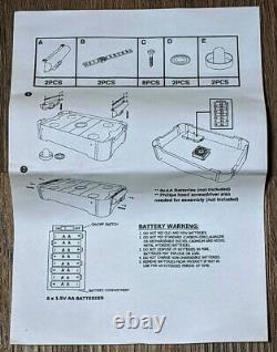 Leeds Table Top Mini Air Hockey Game Battery Operated 20 x 12 x 4 NEW in Box