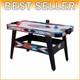 Light-Up 54-Inch Fire'n Ice Air Hockey Table Includes 2 LED Pushers