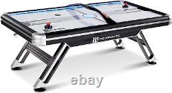 MD SPORTS Titan 7.5 Ft. Air Powered Hockey Table with Overhead Scorer