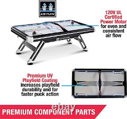 MD SPORTS Titan 7.5 Ft. Air Powered Hockey Table with Overhead Scorer
