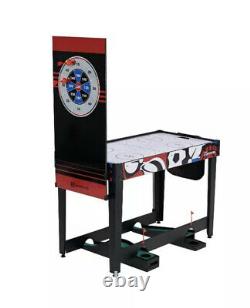 MD Sports 48 7 in 1 Combo Table Air Hockey, Basketball, Bag Toss, Darts, Soccer