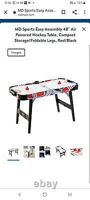 MD Sports 48 Air Powered Hockey Game Table