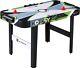 MD Sports 48 Air Powered Hockey Game Table, LED Electronic Scorer, Black/Green