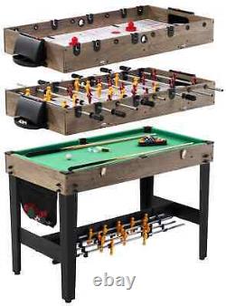 MD Sports 48 Inch 3-in-1 Combo Game Table Green