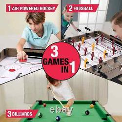 MD Sports 48 Inch 3-in-1 Combo Game Table Green