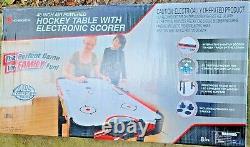 MD Sports 48 Inch Air Powered Hockey Table with LED Electronic Scorer NIB