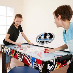 MD Sports 48 inch 12-in-1 Combo Multi-Game Table Air Hockey Basketball Bowling