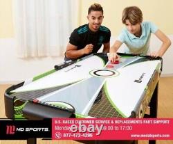MD Sports 4FT. Air Powered Hockey Table, Multi-Color Brand New Fast Shipping
