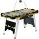 MD Sports 54 Air Hockey Game Table, Overhead Electronic Scorer, Yellow Best New