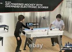 MD Sports 60 Air Powered Hockey Table with Overhead LED Scorer