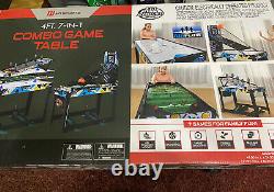 MD Sports 7in1 Combo Game Table Air Hockey Basketball Beanbag Etc