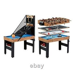 MD Sports 84 Air Hockey Table with Electronic Score & LED Lights