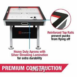 MD Sports 84 Nero Powered Air Hockey Table Set