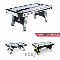 MD Sports Air Hockey Table for Adults and Kids with LED Lights and Sound Effe