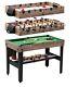 MD Sports Combo 48 Air Powered Hockey, Foosball, And Billiard Game Table