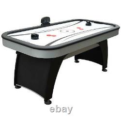 Man Cave Air Hockey Game Table 6ft w Scratch-Resistant Surface and 160 Air Holes
